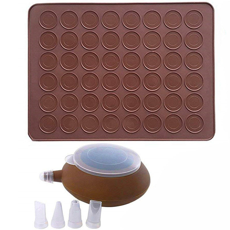 Silicone macarons baking mat