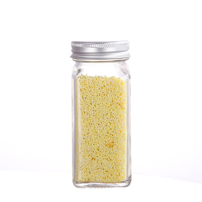 Kitchen square glass jar seasoning box