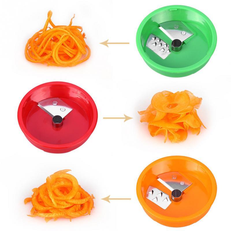 Food Slicer 3 In 1 Potato Spiralizer Multi-function Cutter Vegetable Slicer Kitchen Tools