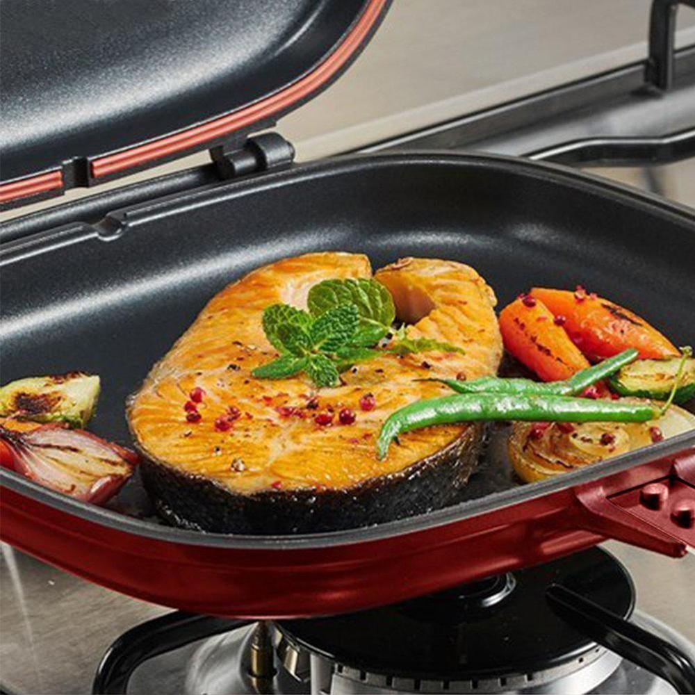 Double side frying pan non stick pan