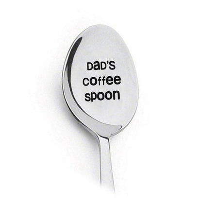 Couple Tableware Good Morning Stainless Steel Long Handle Spoons Lettering