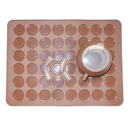 Silicone macarons baking mat