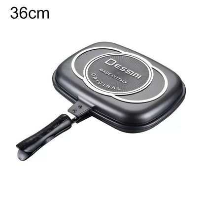 Double side frying pan non stick pan