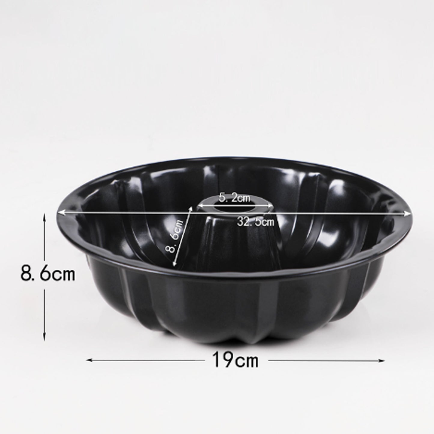 Non-stick Cake Pan Heavy Duty Carbon Steel Fluted Tube Round Cake Baking Pan Pound Cake Pan Buntz Cake Pan Tube Bakeware Cake Mold Baking Mold For Jello
