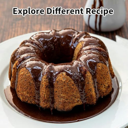 Non-stick Cake Pan Heavy Duty Carbon Steel Fluted Tube Round Cake Baking Pan Pound Cake Pan Buntz Cake Pan Tube Bakeware Cake Mold Baking Mold For Jello